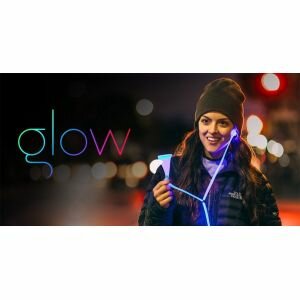 Светящиеся вакуумные наушники Glow с El свечением